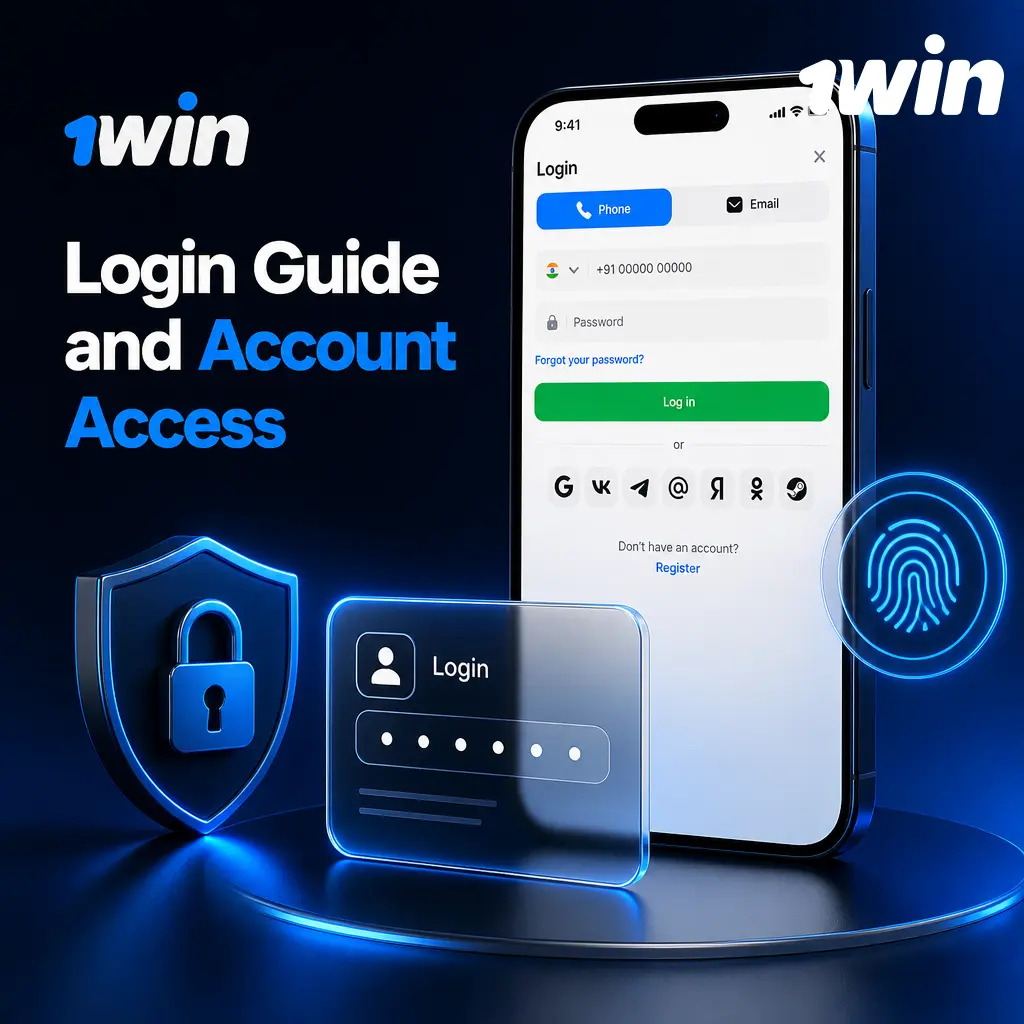 1win login guide: access balance, bets, and bonus tracker via desktop or mobile app with secure account sign-in steps.