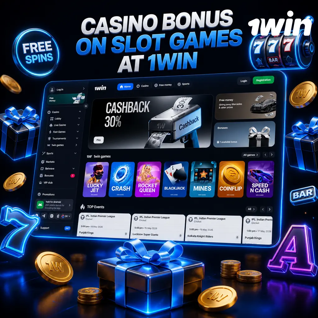 1win slot bonus: 500% match up to $2,800 plus 500 free spins on first four deposits, crypto boosts to 600%.