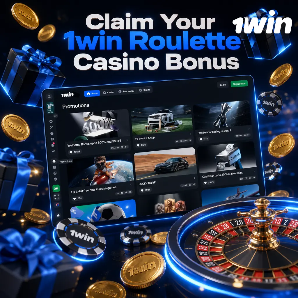 1win Roulette casino bonus: claim up to 500% welcome package plus free spins for European, American, and Lightning Roulette tables