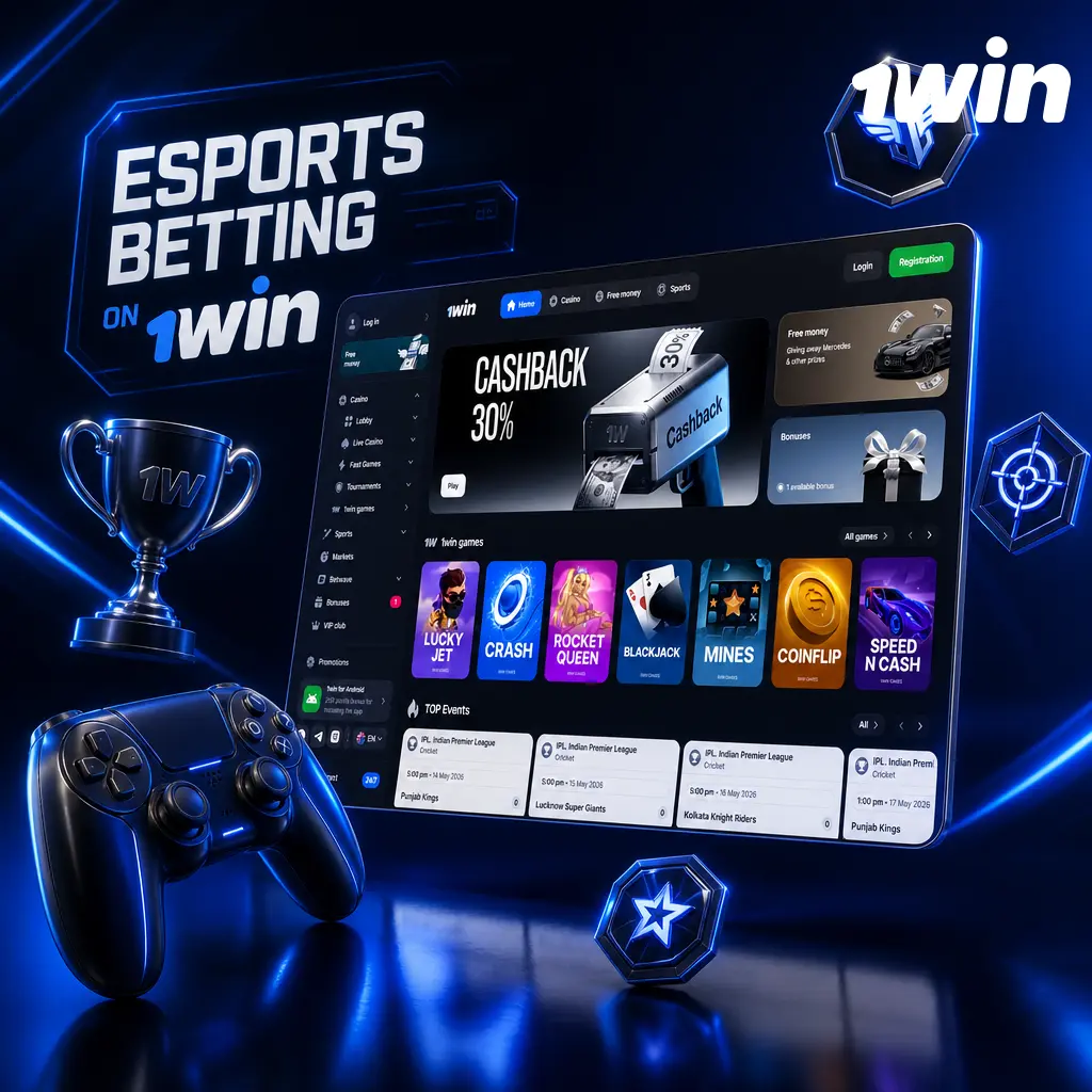 Esports betting on 1win: odds for Dota 2, CS2, LoL, Valorant, Overwatch 2, StarCraft II, PUBG Mobile