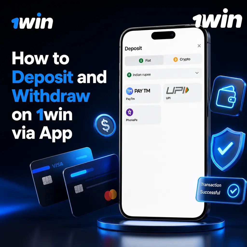 Step-by-step guide to depositing and withdrawing funds on the 1win mobile app securely