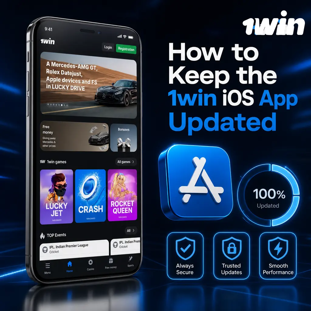 Steps to update the 1win iOS app: check version, visit download page, reinstall, and restart for smooth performance.