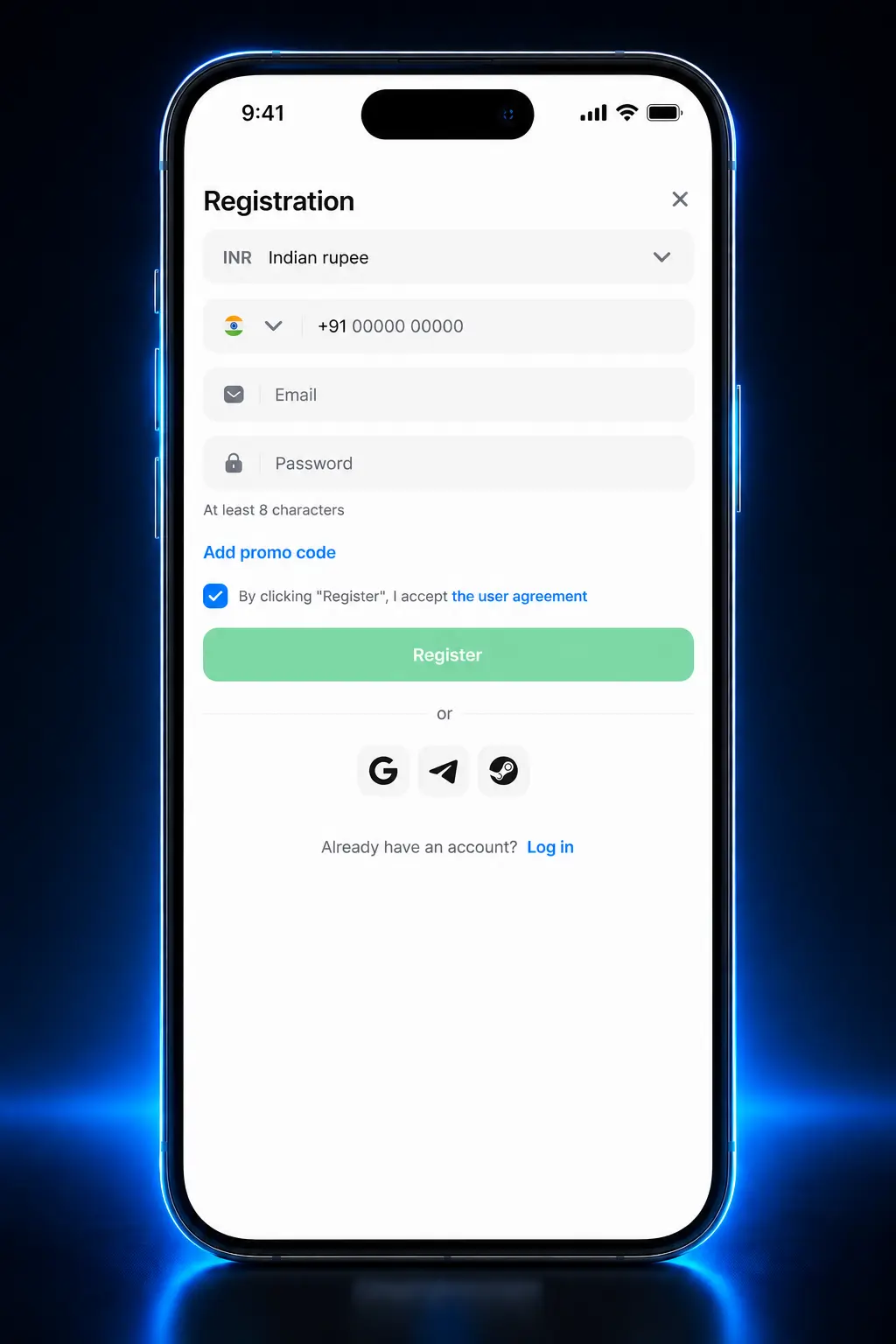 Step-by-step guide showing how to sign up, deposit, and play Crash game on 1win platform