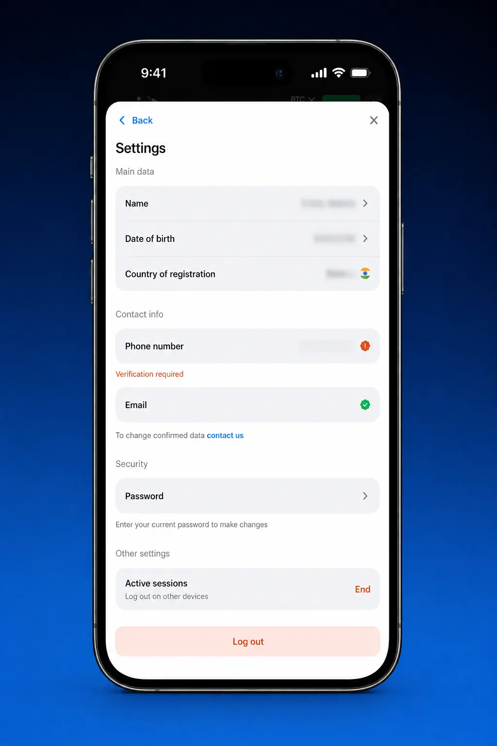 Step-by-step guide showing how to verify your account on 1win via the dashboard verification tab