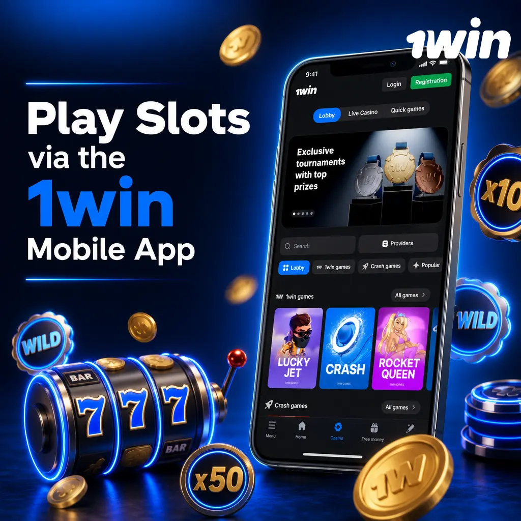 Play slots on the 1win mobile app for Android and iOS with full casino access, touchscreen controls, and quick balance sync.