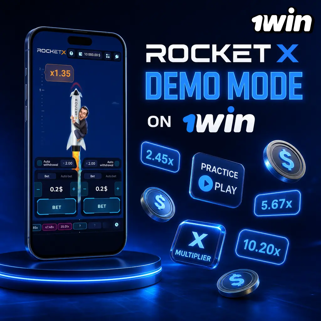 Rocket X demo mode on 1win – practice with virtual credits, auto cash-out, and dual bet slots risk-free